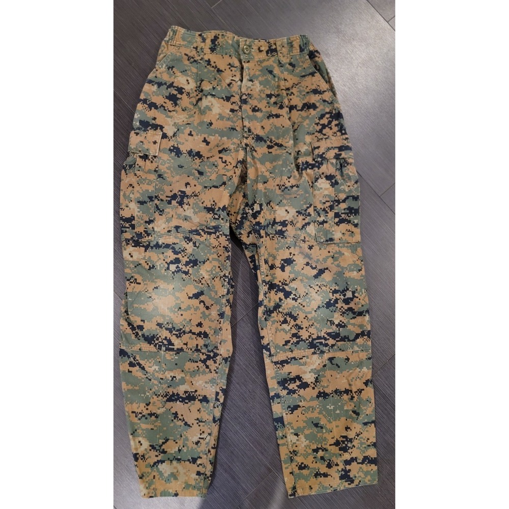 USMC Trousers Woodland Marpat Combat utility cargo pants Pre owned 30/29